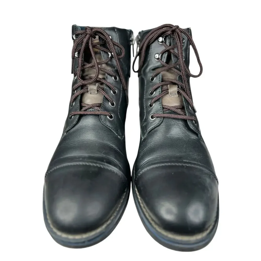 Pikolinos Men’s York M2M Black Leather Lace Up Chukka Boots Size 41 US 7.5/8